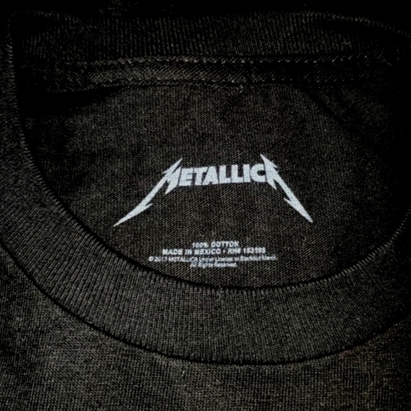 Metallica Metal Up Your Black Tee Shirt - Picture 3 of 6